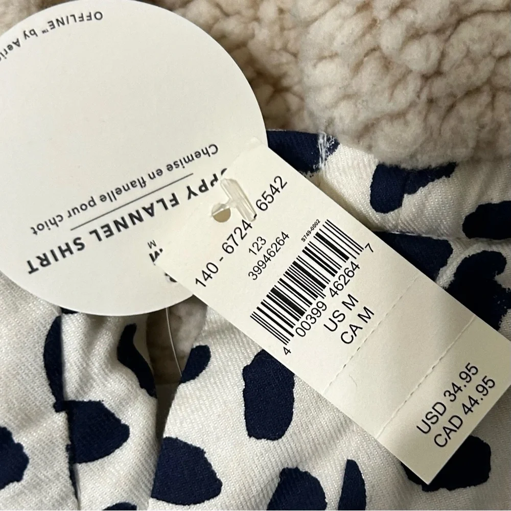 Offline By Aerie OFFLEASH Sherpa Dog Coat New With Tags Size M